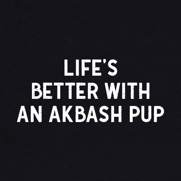 Life's Better with an Akbash Pup by trendynoize